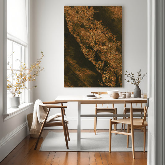 Auric Tiles - California, USA - Large Portrait Canvas